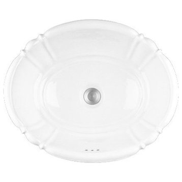 PROFLO PF1125 Richardson 17-5/8" Oval Vitreous China Drop In - White