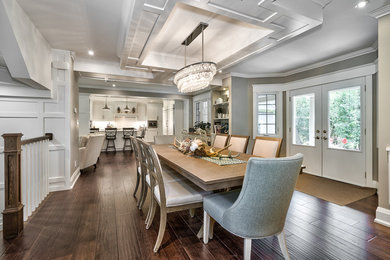 Inspiration for a transitional dining room remodel in Toronto