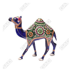 TEAL BROODS METAL CAMEL - Decorative Objects And Figurines