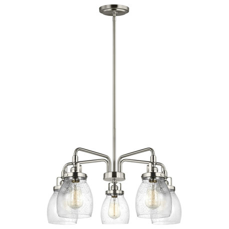 Sea Gull Lighting 5-Light Chandelier, Brushed Nickel