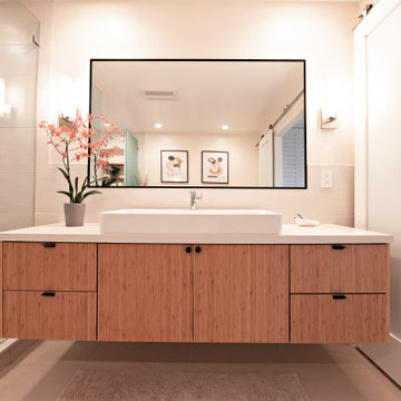 Modern Bamboo  Bathroom