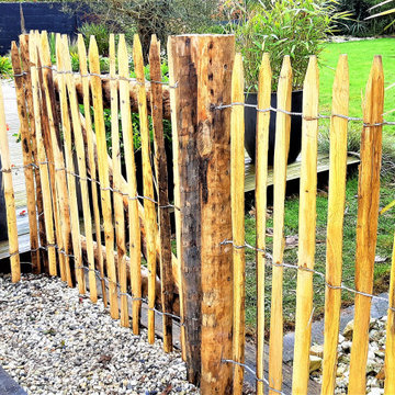 Les ganivelles une clôture esthétique, écologique, robuste.