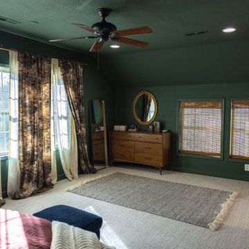 Primary & Guest Bathroom Remodel with Improved Layout and Heated Terrazzo Floors