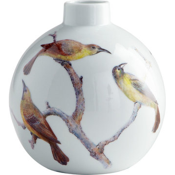 Aviary Vase, White