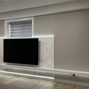 Keswick Valleyside TV Background Wall – Left View