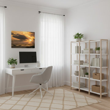 Anna Maria Island Cloudy Beach Sunset 1 Scandinavian Style Wall Art