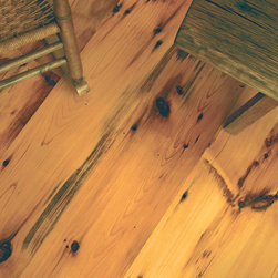 Reclaimed White Pine Flooring - Distressed Grade - Hardwood Flooring