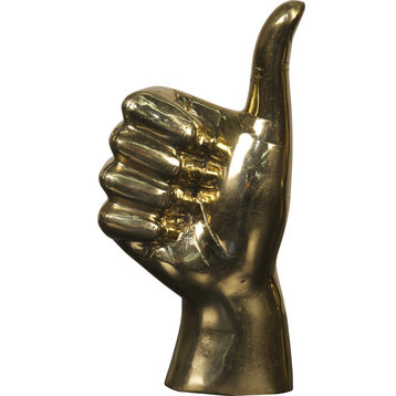Thumbs up - Brass