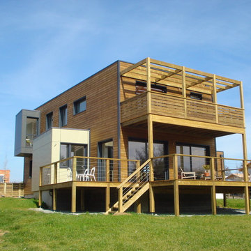 Maison et extension à ossature bois - 286 m² - Saint Denis la Chevasse (Vendée)