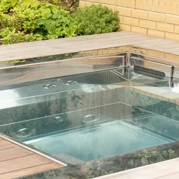 Luxury Stainless Steel Hot Tub