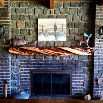 Rustic Fireplace Mantels- Littlebranch Farm