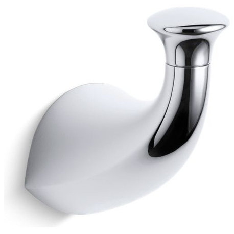 Kohler Alteo Robe Hook, Polished Chrome