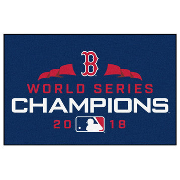 Boston Red Sox 2018 World Series Champions Starter Rug 19"x30"