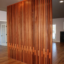 slatted wall