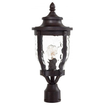 Minka-Lavery 8766-166 1 Light Post Mount Merrimack Corona Bronze