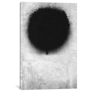 "Modern Art - A Negative Sun" by 5by5collective, Canvas Print, 40"x26"