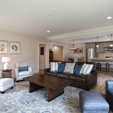 Family Room and Kitchen
