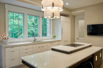 Kitchen - contemporary kitchen idea in Richmond