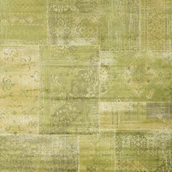 Antika Light Kiwi Rug with Medley Patterns - Area Rugs