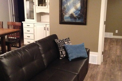 Home design - transitional home design idea in Edmonton