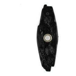 Hawk Hill Hardware - Petroglyph Doorbell, Luxury Decorative Hardware, Wrought Iron - Doorbells And Chimes