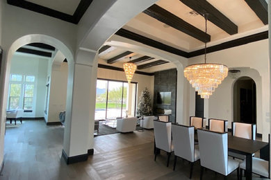 Example of a dining room design in Other