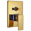 Fontana Brass Gold Tone Shower Set, 16"