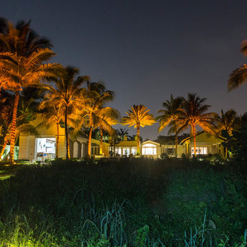 Ocean Front Landscape Lighting, FL Estate