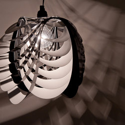 Kinema Pendant - White / Black - Pendant Lighting
