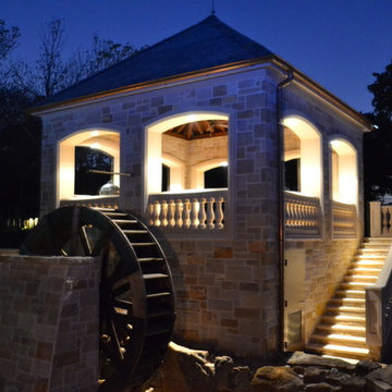Flower Mound French Water Wheel