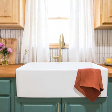 Tropical retro kitchen