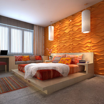 FINISHED PROJECTS WITH 3D PANELS