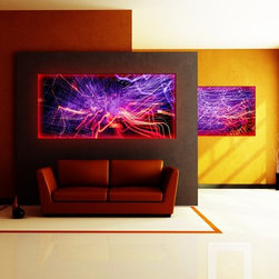 Is saturated color good for large room with uneven lighting? - Artwork