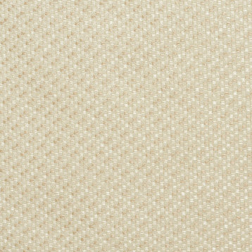 Ivory, Tweed Damask Upholstery And Drapery Grade Fabric By The Yard