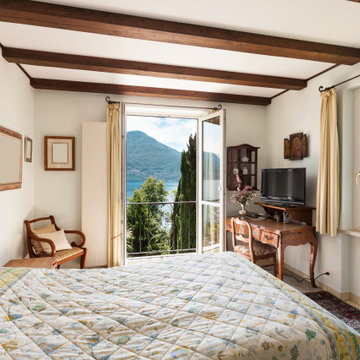 Faux Wood Beams In Bedroom