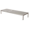 3 Sally Lounger and 3 Side Table, Gray