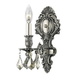 Elegant Lighting - Elegant Lighting Monarch 9601W5PW-GT/SS Wall Sconce - Wall Sconces