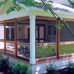 Three-Season Porch With Screen Panels - Awnings