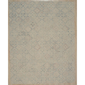 EORC Multi Hand-Tufted Wool Tufted Rug, 7'6x9'6