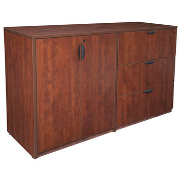 Legacy Stand Up Side to Side Storage Cabinet/ Lateral File- Cherry