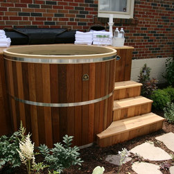 Cedar Hot Tubs in Decks - Hot Tubs