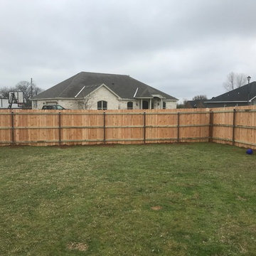 6’ cedar fence Drill Stem post
