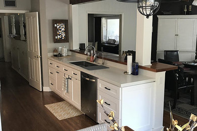 This is an example of a modern kitchen in Los Angeles.