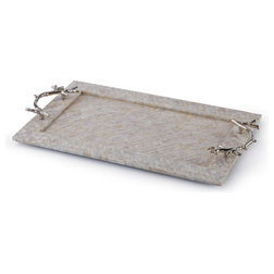 Beach Style Serving Trays by Kathy Kuo Home