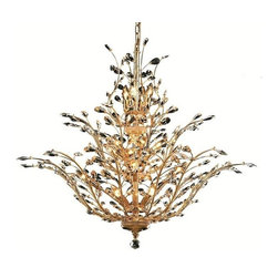 Elegant Lighting - Elegant Lighting 2011G41G/SA Chandelier Orchid - Chandeliers