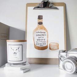 Shot of Whiskey Print - Drawings And Illustrations