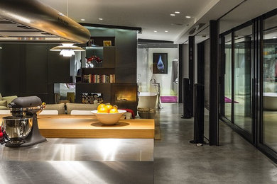 Example of a tuscan hallway design in Other
