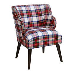 Universal Lighting and Decor - T-bird Stewart Dress Multi-Color Fabric Armchair - Bar Stools And Counter Stools