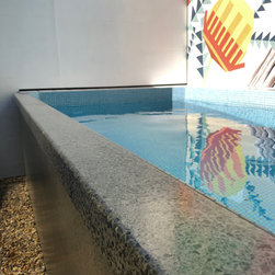 Above ground tiled pool West Leederville - Aboveground Swimming Pools