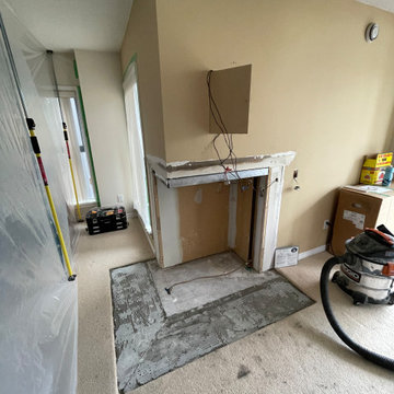 Fireplace redesign.